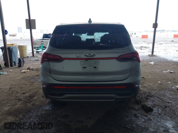 2021 Hyundai Santa Fe SE with VIN 5NMS14AJ4MH330556, listed as a IAAI auction lot 41297743 with 101,156 mi miles. Bid and sale history available at carsss.com. Image 16.