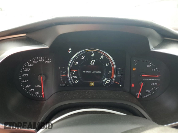 2015 Chevrolet Corvette 1LT with VIN 1G1YB2D73F5123313, listed as a Copart auction lot 55674454 with 72,831 mi miles and Salvage Title. Bid and sale history available at carsss.com. Image 9.