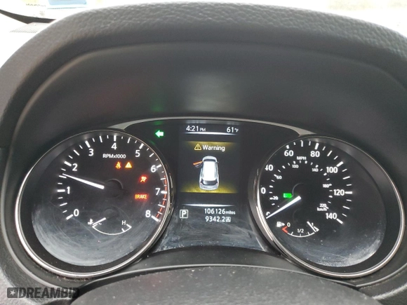 2015 Nissan Rogue S with VIN KNMAT2MV1FP585958, listed as a Copart auction lot 72550824 with 106,126 mi miles and Salvage Title. Bid and sale history available at carsss.com. Image 9.