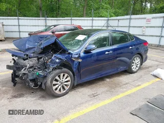 2016 Kia Optima EX with VIN 5XXGU4L30GG013940, listed as a IAAI auction lot 42371297 with Not provided miles and . Bid and sale history available at DreamBid. Image 2.