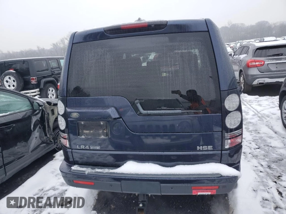 2014 Land Rover LR4 HSE with VIN SALAG2V60EA722541, listed as a Copart auction lot 84387474 with 106,845 mi miles and Salvage Title. Bid and sale history available at DreamBid. Image 6.