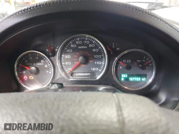 2008 Ford F-150 XLT with VIN 1FTPX14VX8FB94213, listed as a IAAI auction lot 41607720 with 167,723 mi miles and . Bid and sale history available at DreamBid. Image 7.
