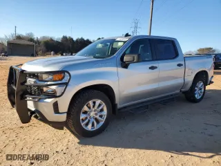 2021 Chevrolet Silverado 1500 Custom with VIN 1GCPYBEK8MZ119462, listed as a Copart auction lot 41653815 with 62,724 mi miles and Salvage Title. Bid and sale history available at carsss.com. Image 1.