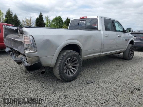 2014 Ram 2500 Laramie with VIN 3C6UR5KL1EG213660, listed as a Copart auction lot 53750055 with 267,667 mi miles and Salvage title. Bid and sale history available at DreamBid. Image 3.