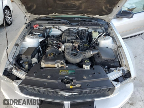 2005 Ford Mustang Deluxe with VIN 1ZVFT84N155186984, listed as a Copart auction lot 52913395 with 264,052 mi miles and Salvage Title. Bid and sale history available at carsss.com. Image 12.