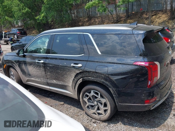 2022 Hyundai Palisade Calligraphy z VIN KM8R7DHE9NU463194, wystawiony jako IAAI lot #42415775 z przebiegiem 54 542 mil mil oraz . Historia ofert i sprzedaży dostępna na DreamBid. Obrazek 13.