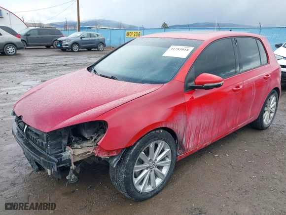 2013 Volkswagen Golf TDI w/Sunroof & Nav with VIN WVWNM7AJ1DW131774, listed as a IAAI auction lot 41785818 with 167,954 mi miles. Bid and sale history available at carsss.com. Image 18.