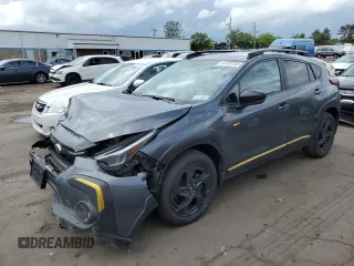 2024 Subaru Crosstrek Special Sports with VIN 4S4GUHF65R3722312, listed as a Copart auction lot 63420185 with 59,573 mi miles and Salvage title. Bid and sale history available at DreamBid. Image 1.