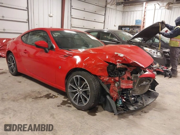 2017 Toyota 86 with VIN JF1ZNAA13H8710941, listed as a IAAI auction lot 41500207 with 92,266 mi miles. Bid and sale history available at carsss.com. Image 1.