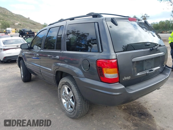 2004 Jeep Grand Cherokee Limited with VIN 1J8GX58N34C360819, listed as a IAAI auction lot 41816348 with 144,609 mi miles and . Bid and sale history available at DreamBid. Image 3.