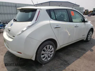 2015 Nissan LEAF SV with VIN 1N4AZ0CP2FC330030, listed as a Copart auction lot 51127843 with 25,986 mi miles. Bid and sale history available at carsss.com. Image 3.