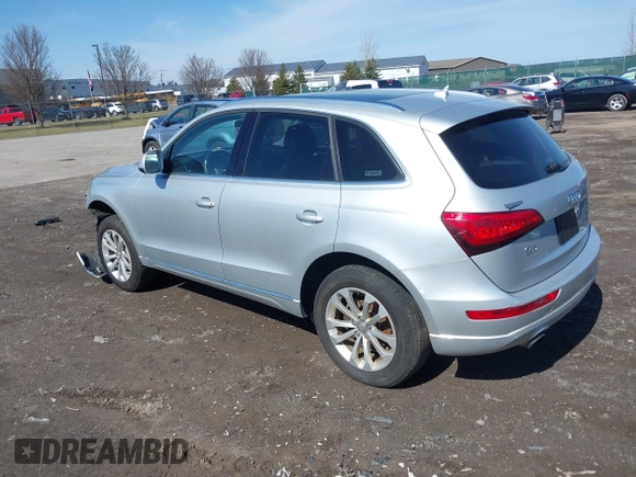 2013 Audi Q5 Premium Plus with VIN WA1LFAFP9DA002653, listed as a IAAI auction lot 41830074 with 140,033 mi miles. Bid and sale history available at carsss.com. Image 3.
