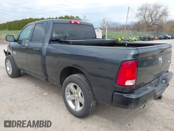 2018 Ram 1500 Express with VIN 1C6RR7FT0JS198602, listed as a IAAI auction lot 42082850 with 115,575 mi miles and . Bid and sale history available at DreamBid. Image 3.