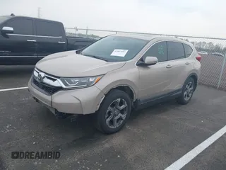 2019 Honda CR-V EX-L with VIN 5J6RW1H89KL005246, listed as a IAAI auction lot 41887683 with 166,507 mi miles. Bid and sale history available at carsss.com. Image 2.