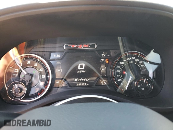 2021 Ram 1500 с VIN NCS107300, выставлен на аукционе Copart как лот 50989205 с пробегом 25 121 миль миль и Списание • Salvage title. История ставок и продаж доступна на DreamBid. Изображение 9.