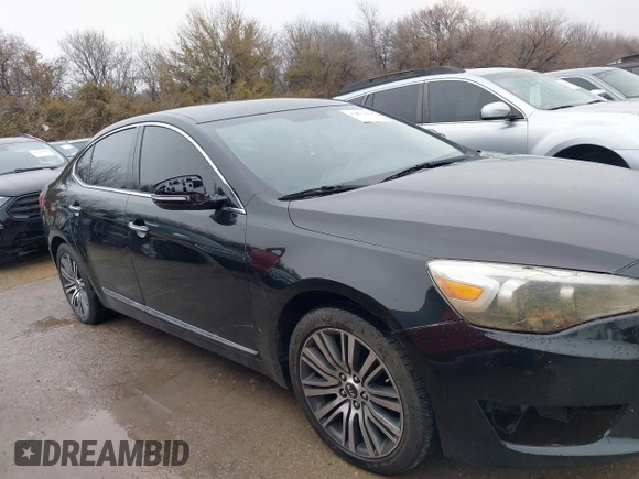 2015 Kia Cadenza Premium with VIN KNALN4D78F5169611, listed as a IAAI auction lot 41457679 with 102,166 mi miles. Bid and sale history available at carsss.com. Image 13.