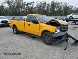 2008 Ford F-150 XL with VIN 1FTVF12538KE32990, listed as a Copart auction lot 85710764 with 141,563 mi miles and Salvage title. Bid and sale history available at DreamBid. Image 4.