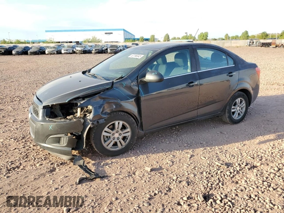2015 Chevrolet Sonic LT with VIN 1G1JC5SG7F4132086, listed as a Copart auction lot 63196045 with 67,846 mi miles and Salvage title. Bid and sale history available at DreamBid. Image 1.