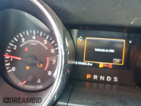 2017 Ford Mustang V6 with VIN 1FA6P8AM5H5301244, listed as a Copart auction lot 63825695 with 218,483 mi miles and Salvage title. Bid and sale history available at DreamBid. Image 9.