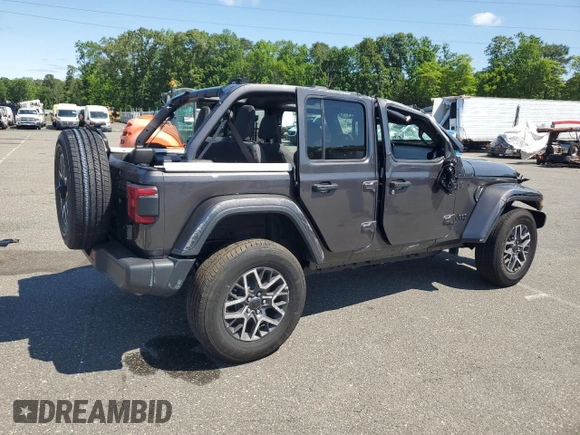 2025 Jeep Wrangler Sahara с VIN 1C4PJXEN4SW534448, выставлен на аукционе Copart как лот 57478615 с пробегом 6 613 миль миль и Чистый • Clean title. История ставок и продаж доступна на DreamBid. Изображение 3.