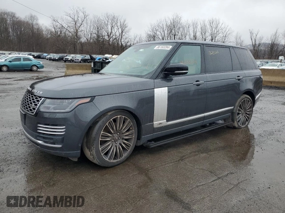 2020 Land Rover Range Rover Autobiography с VIN SALGV5SE0LA574059, выставлен на аукционе Copart как лот 86183204 с пробегом 32 691 миль миль и Списание • Salvage title. История ставок и продаж доступна на DreamBid. Изображение 1.