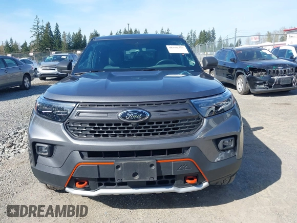 2023 Ford Explorer Timberline with VIN 1FMSK8JHXPGA40749, listed as a IAAI auction lot 41950377 with 22,753 mi miles. Bid and sale history available at carsss.com. Image 13.
