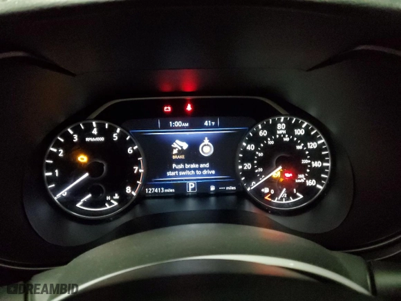 2017 Nissan Maxima SV with VIN 1N4AA6AP8HC377613, listed as a Copart auction lot 45988285 with 127,413 mi miles and Non Repairable. Bid and sale history available at carsss.com. Image 9.