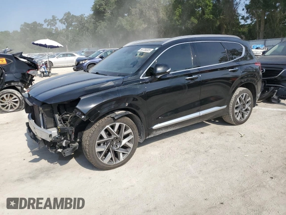 2022 Hyundai Santa Fe Calligraphy with VIN 5NMS54AL8NH450061, listed as a Copart auction lot 54738305 with 74,051 mi miles and Salvage title. Bid and sale history available at DreamBid. Image 1.