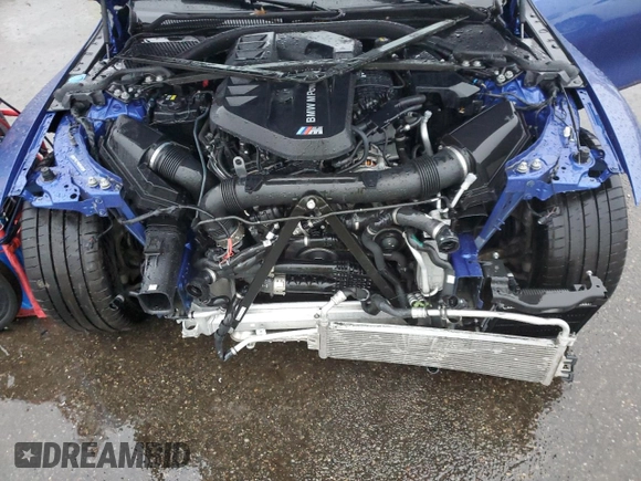 2022 BMW M3 Competition xDrive with VIN WBS43AY09NFM10618, listed as a Copart auction lot 41450415 with 21,935 mi miles and Non repairable. Bid and sale history available at DreamBid. Image 11.