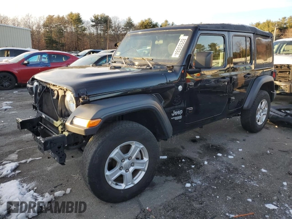 2021 Jeep Wrangler Unlimited 80th Anniversary with VIN 1C4HJXDN8MW526846, listed as a Copart auction lot 82920884 with 57,863 mi miles and Salvage title. Bid and sale history available at DreamBid. Image 1.
