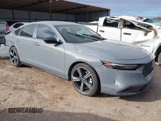 2023 Honda Accord Sport z VIN 1HGCY2F56PA038407, wystawiony jako IAAI lot #41398811 z przebiegiem 27 858 mil mil oraz . Historia ofert i sprzedaży dostępna na DreamBid. Obrazek 1.