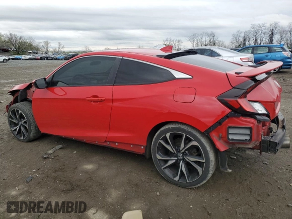 2018 Honda Civic Si z VIN 2HGFC3A56JH752801, wystawiony jako Copart lot #50408255 z przebiegiem 129 575 mil mil oraz Szkoda całkowita • Salvage title. Historia ofert i sprzedaży dostępna na DreamBid. Obrazek 2.