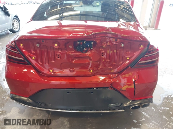 2022 Genesis G70 2.0T with VIN KMTG34TA3NU086889, listed as a IAAI auction lot 42205079 with 51,792 mi miles and . Bid and sale history available at DreamBid. Image 6.