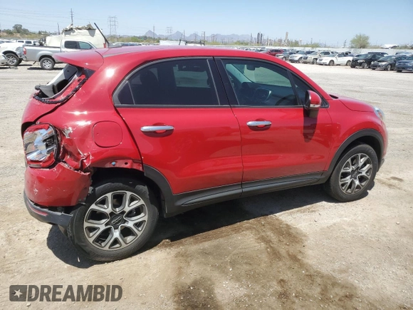 2016 FIAT 500X Trekking with VIN ZFBCFYCT3GP339520, listed as a Copart auction lot 57716325 with Not provided miles and Salvage title. Bid and sale history available at DreamBid. Image 3.