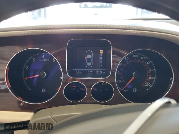 2006 Bentley Flying Spur z VIN SCBBR53W06C037412, wystawiony jako Copart lot #50492605 z przebiegiem 59 005 mil mil oraz Szkody całkowita. Historia ofert i sprzedaży dostępna na DreamBid. Obrazek 9.