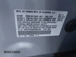 2017 Honda Pilot EX-L with VIN 5FNYF6H56HB063329, listed as a IAAI auction lot 42231498 with 179,695 mi miles and . Bid and sale history available at DreamBid. Image 9.
