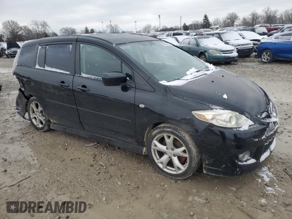 2009 Mazda 5 Touring with VIN JM1CR293X90358358, listed as a Copart auction lot 83459424 with 223,061 mi miles and Salvage Title. Bid and sale history available at carsss.com. Image 4.