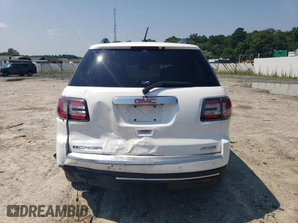 2016 GMC Acadia SLT with VIN 1GKKVSKD4GJ206971, listed as a Copart auction lot 63090594 with 168,834 mi miles and Salvage title. Bid and sale history available at DreamBid. Image 6.