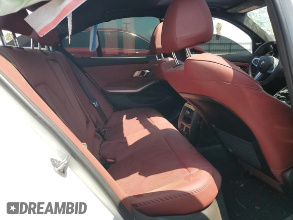 2022 BMW 3 Series 330i with VIN 3MW5R1J02N8C53220, listed as a Copart auction lot 62423015 with Not provided miles and Salvage title. Bid and sale history available at DreamBid. Image 10.