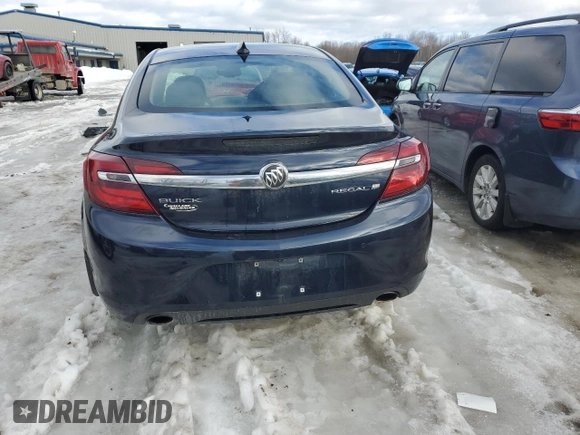 2017 Buick Regal Premium II with VIN 2G4GR5GX6H9122928, listed as a Copart auction lot 46244615 with 199,080 mi miles and Salvage Title. Bid and sale history available at carsss.com. Image 6.
