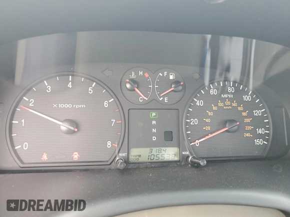2003 Hyundai Sonata GLS with VIN KMHWF35H23A803752, listed as a Copart auction lot 79953044 with 105,538 mi miles and Salvage Title. Bid and sale history available at carsss.com. Image 9.