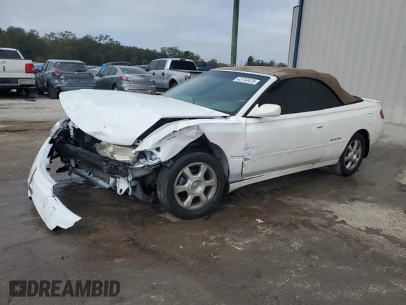 2002 Toyota Solara SE z VIN 2T1FF28P32C590841, wystawiony jako Copart lot #43753475 z przebiegiem 128 106 mil mil oraz Szkoda całkowita • Salvage title. Historia ofert i sprzedaży dostępna na DreamBid. Obrazek 1.