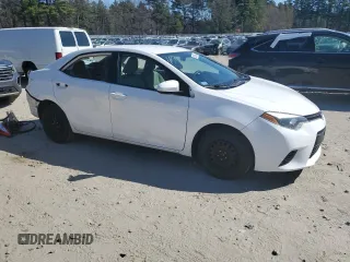 2016 Toyota Corolla L with VIN 2T1BURHEXGC526217, listed as a Copart auction lot 52849495 with 191,111 mi miles and Salvage Title. Bid and sale history available at DreamBid. Image 4.