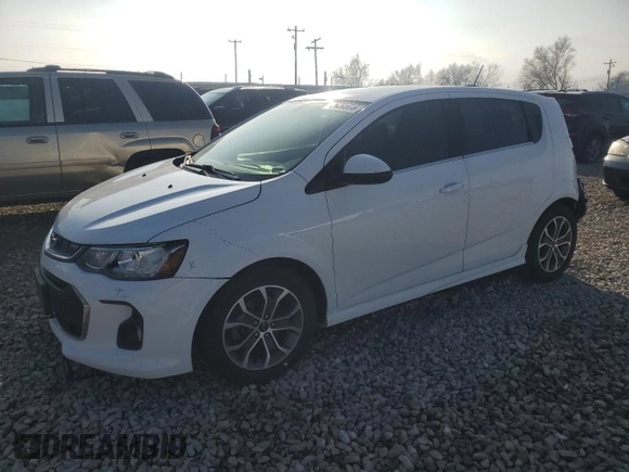 2019 Chevrolet Sonic LT with VIN 1G1JD6SB3K4114377, listed as a Copart auction lot 82630594 with 120,916 mi miles and Salvage title. Bid and sale history available at DreamBid. Image 1.