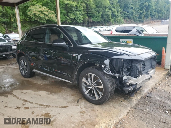 2022 Audi Q5 S line Premium z VIN WA1GAAFY1N2106221, wystawiony jako Copart lot #58336755 z przebiegiem 26 008 mil mil oraz Szkoda całkowita • Salvage title. Historia ofert i sprzedaży dostępna na DreamBid. Obrazek 4.