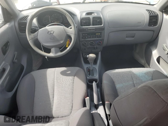 2004 Hyundai Accent GL with VIN KMHCG45C64U524377, listed as a Copart auction lot 53976094 with 65,230 mi miles and Non Repairable. Bid and sale history available at carsss.com. Image 8.