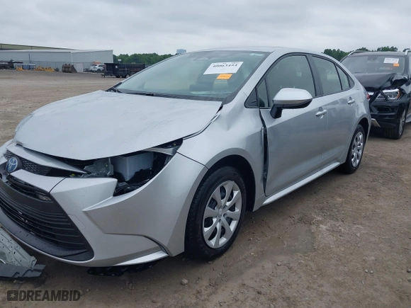 2024 Toyota Corolla Hybrid LE with VIN JTDBCMFE2R3044233, listed as a IAAI auction lot 40063454 with 6,855 mi miles. Bid and sale history available at carsss.com. Image 18.