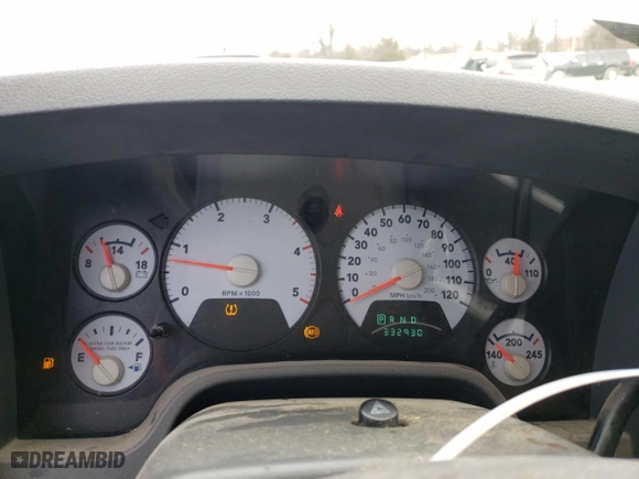 2008 Dodge Ram 2500 SLT with VIN 3D7KS28A48G116634, listed as a Copart auction lot 43209285 with 332,930 mi miles and Salvage Title. Bid and sale history available at carsss.com. Image 9.