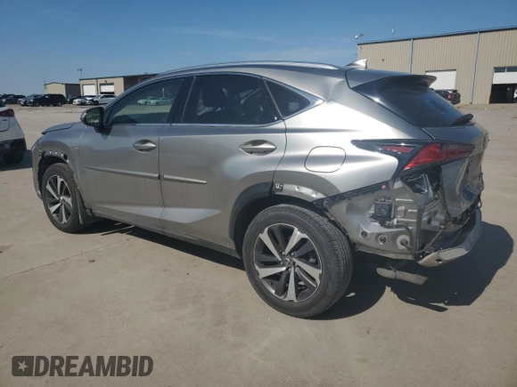 2019 Lexus NX 300 with VIN JTJBARBZ9K2197650, listed as a Copart auction lot 50976215 with 49,021 mi miles and Salvage Title. Bid and sale history available at DreamBid. Image 2.