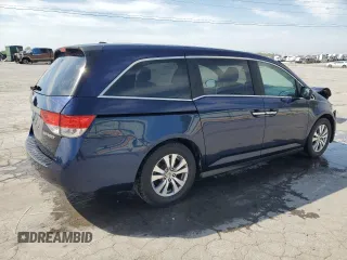 2014 Honda Odyssey EX-L with VIN 5FNRL5H65EB002081, listed as a Copart auction lot 53695675 with 138,769 mi miles and Salvage Title. Bid and sale history available at carsss.com. Image 3.